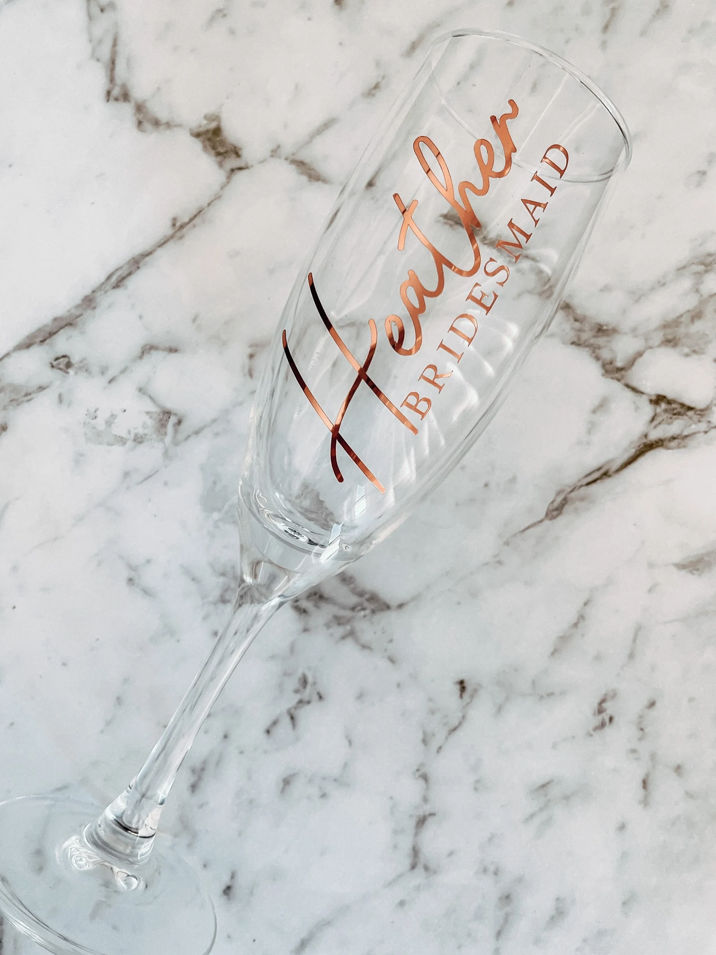 Custom Permanent Vinyl Single Glass (Stemmed)