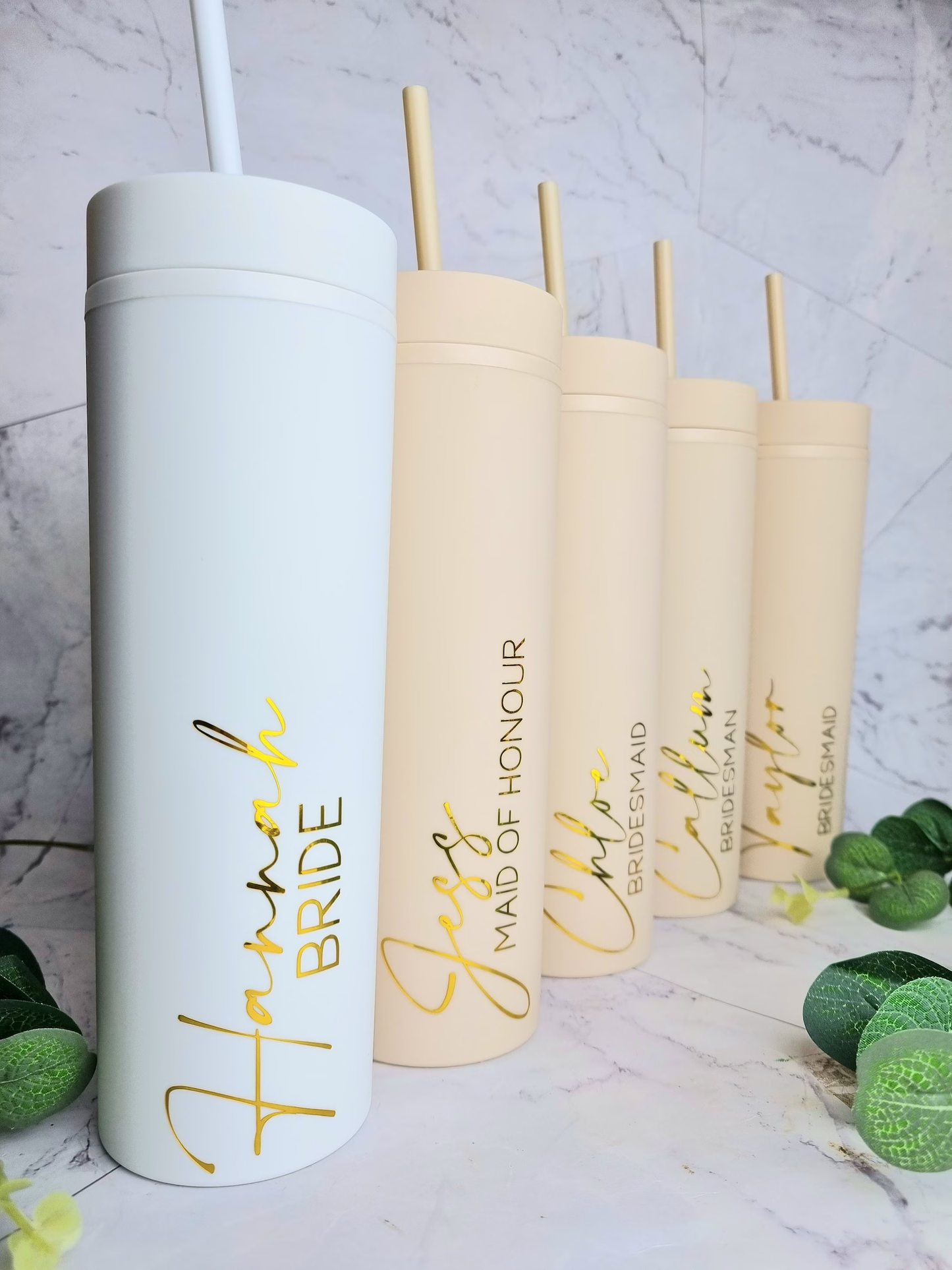 'This Is Our Tribe' - 5 Set Permanent Vinyl Tumbler Bottles